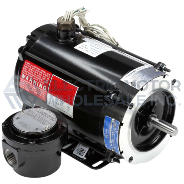 Image for 1/3HP MARATHON 1725RPM 56C EPNV 3PH EXPLOSION PROOF BLACK MAX MOTOR Y601